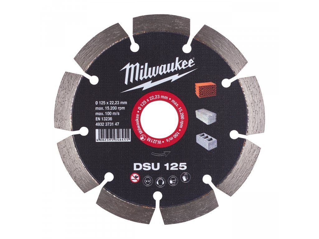 Milwaukee diamantový kotouč DSU 125 mm