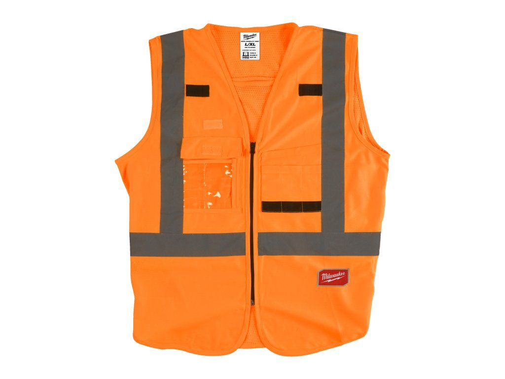 Milwaukee výstražná vesta oranžová L/XL