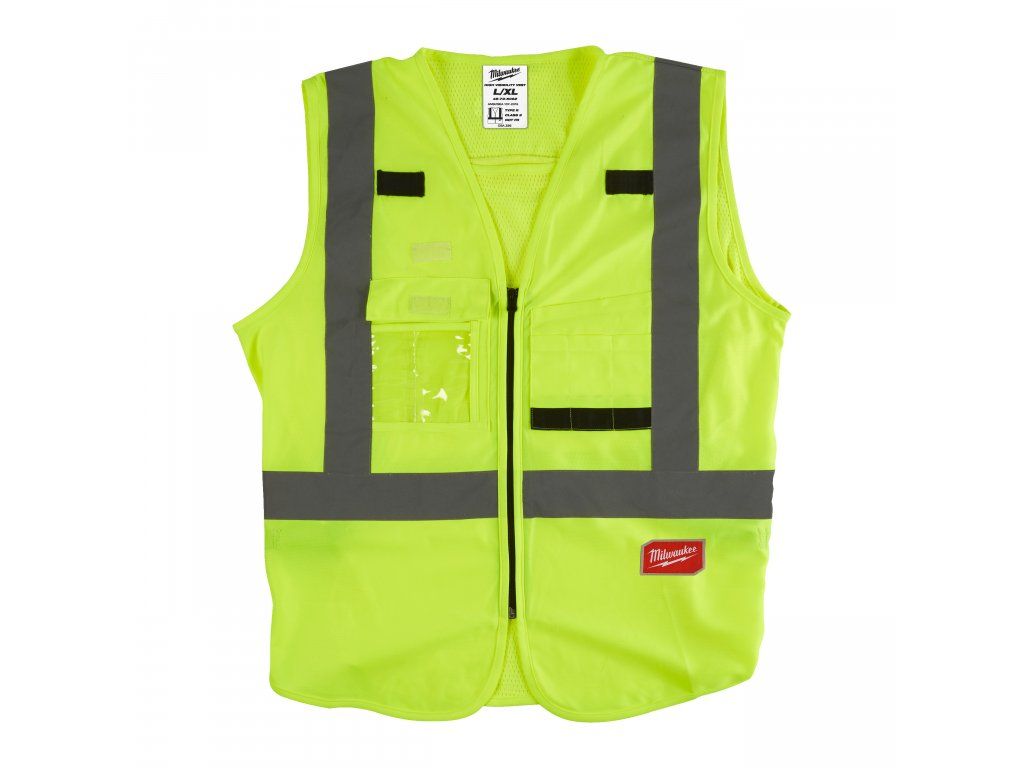 Milwaukee výstražná vesta žlutá L/XL