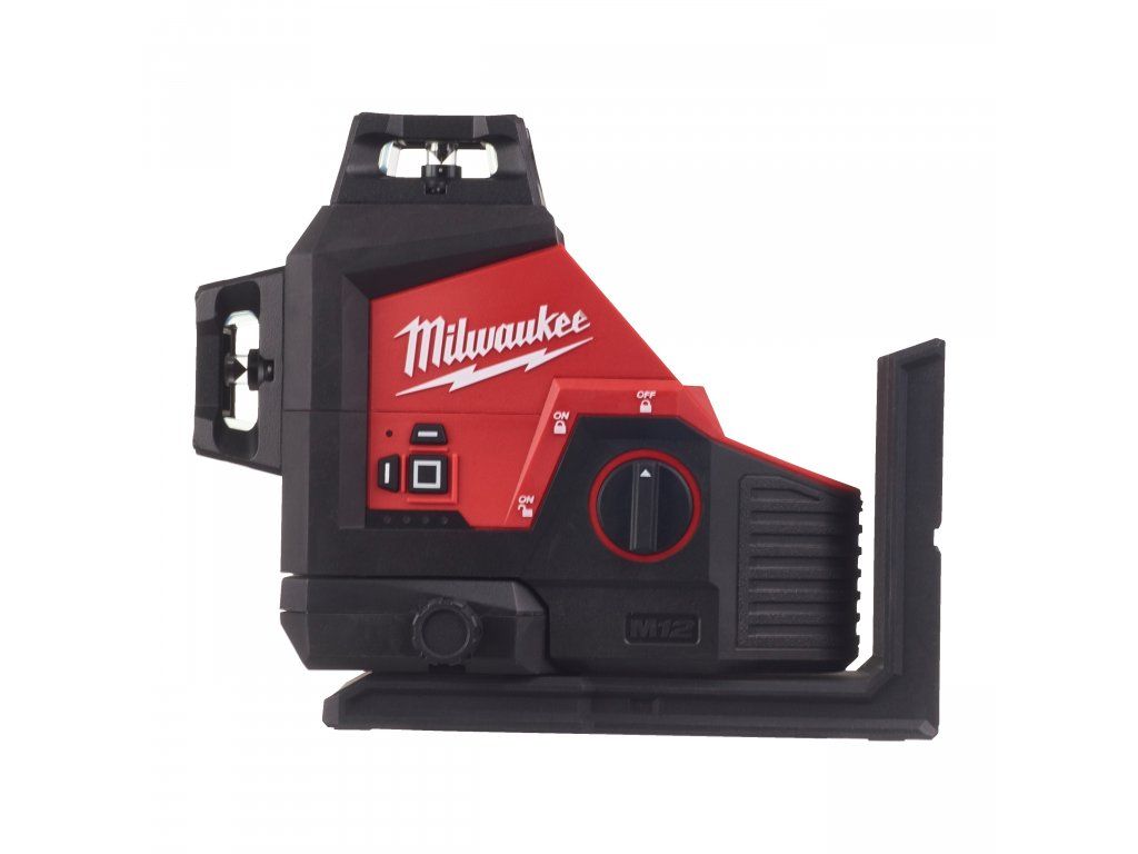 Milwaukee M12 360° laser se 3 zelenými rovinami