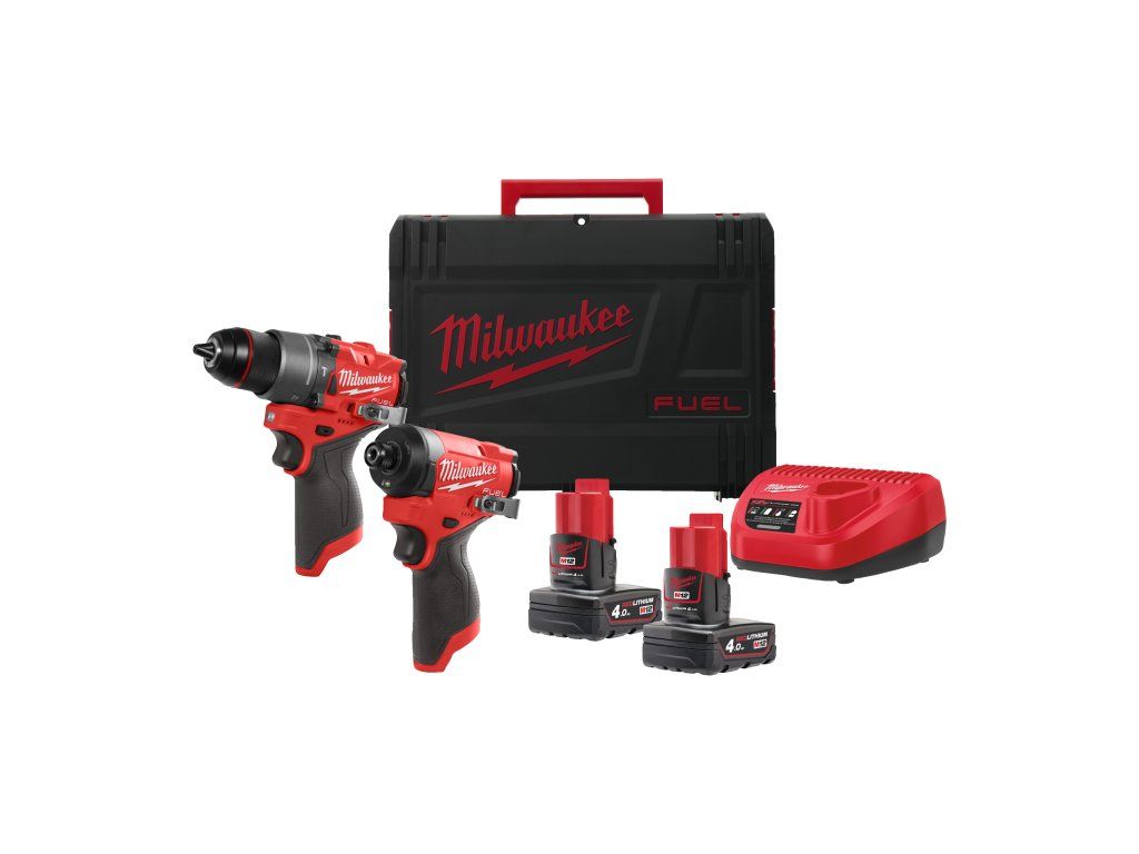 Milwaukee M12FPP2A2-402X FUEL set nářadí