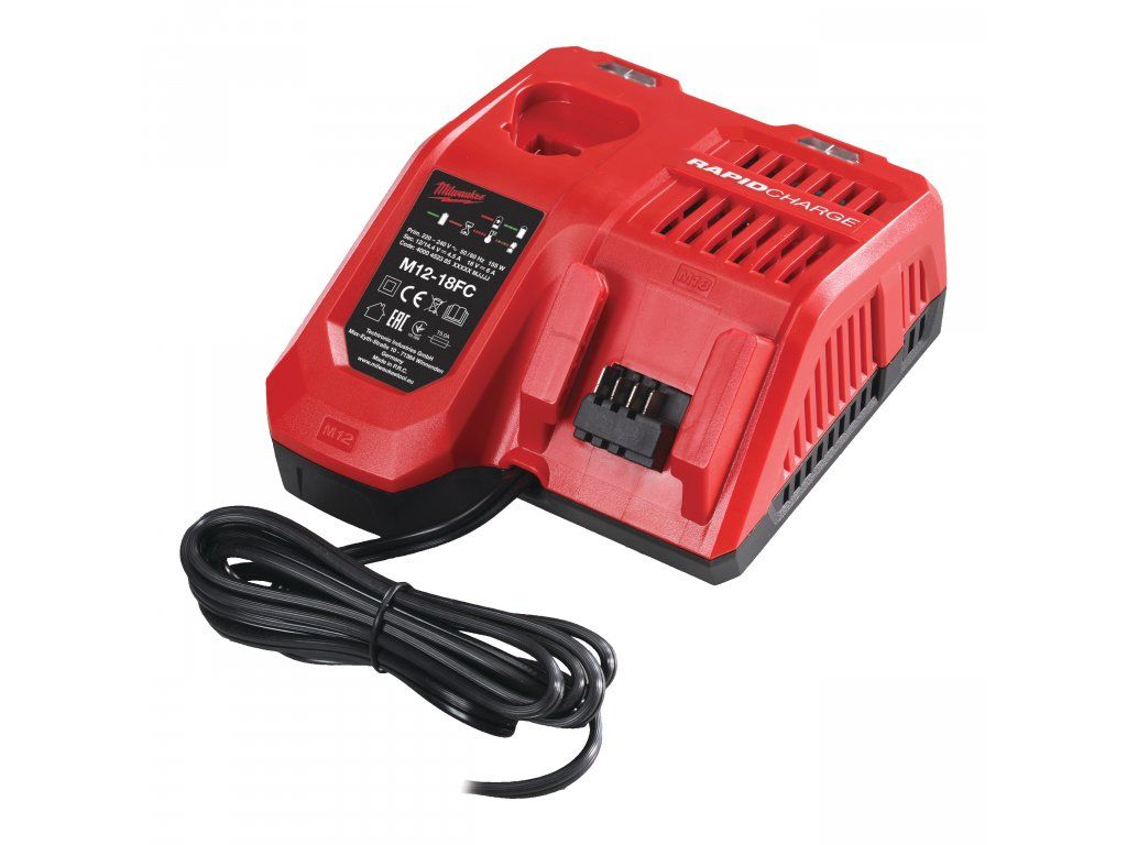 Milwaukee M12-18FC rychlonabíječka