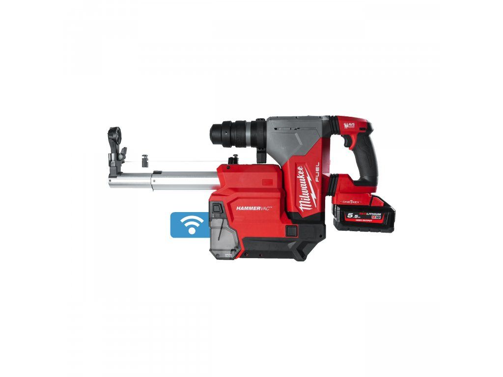 Milwaukee M18 FUEL kladivo SDS-plus s odsáváním prachu