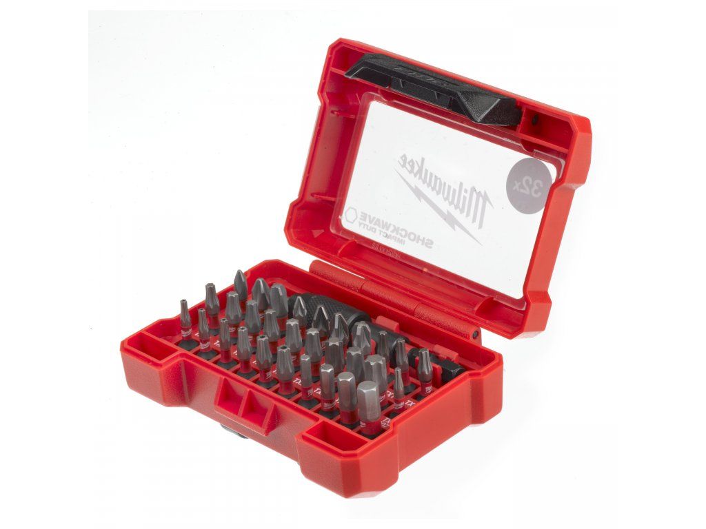 Milwaukee sada SHOCKWAVE bitů 32 ks