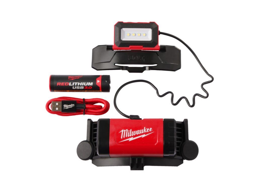 Milwaukee BOLT čelová svítilna 600 lm USB