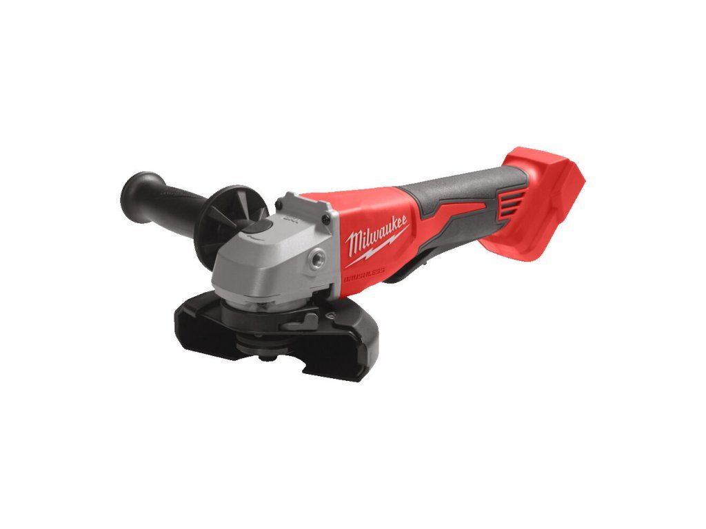 Milwaukee M18 bezuhlíková bruska 125 mm s kolébkovým spínačem