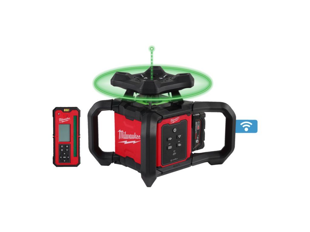 Milwaukee M18 rotační zelený laser 300 m