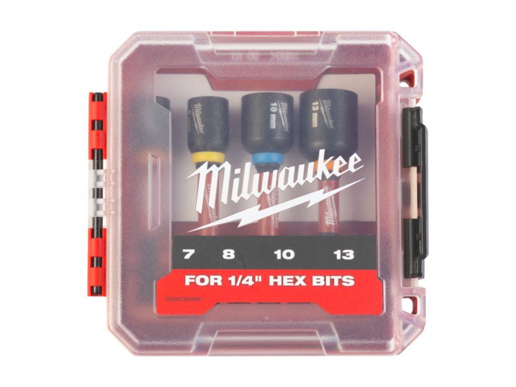 Milwaukee sada magnetických nástrčných klíčů SHOCKWAVE 7–13 mm