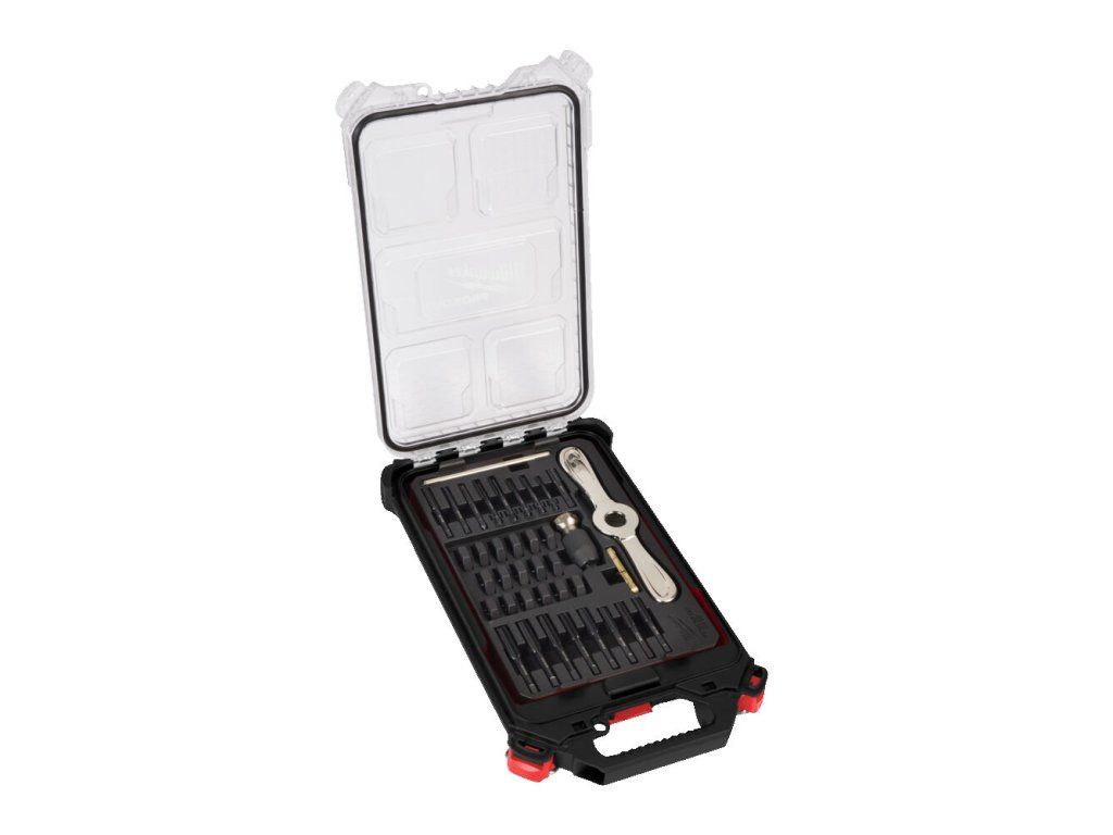 Milwaukee sada 38 ks závitníků a oček PACKOUT